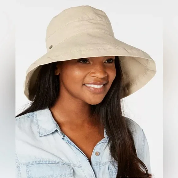 SCALA
Cotton Big Brim With Inner Drawstring Scala Cotton Big Brim with Inner Drawstring LC399-LAGOON  main image 4